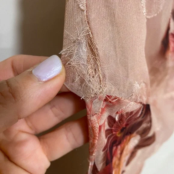 Petal & Pup Esmeralda Maxi Dress Pink Floral XS - Picture 10 of 10